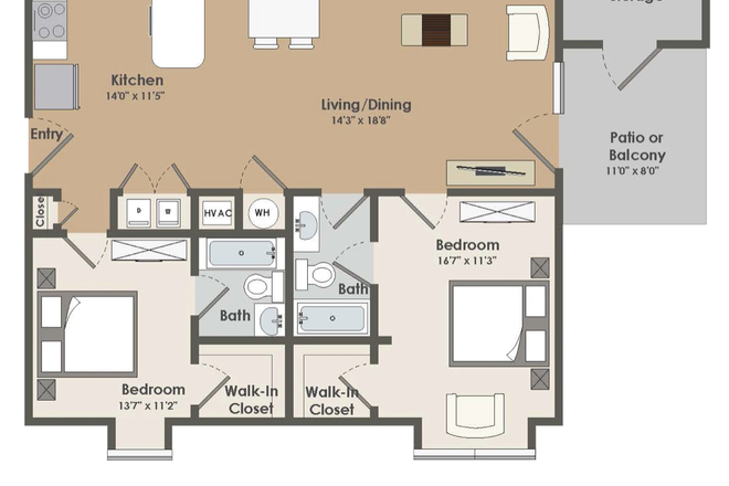 Layout - Canterbury Apartments