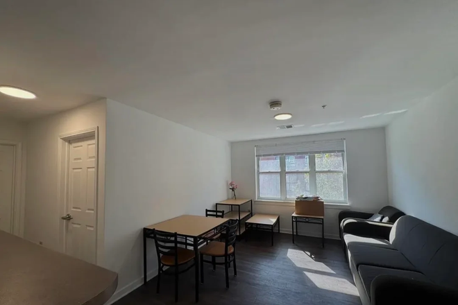 Living room, in unit laundry - South Campus Commons Building 7 Apartment