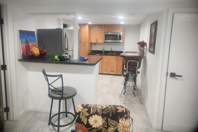 Kitchen area - Renovated Basement Apartments