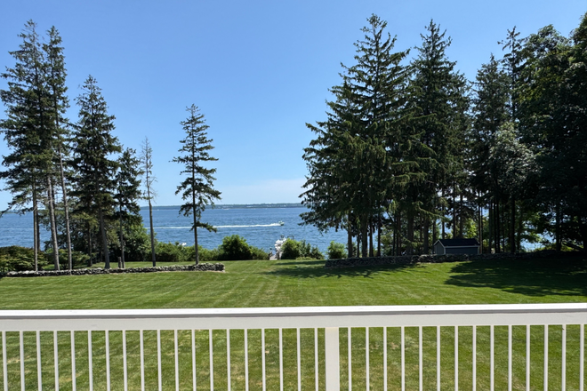 View of the bay from the deck - Beautiful 4BR Home on the Ocean!  Amazing Price!
