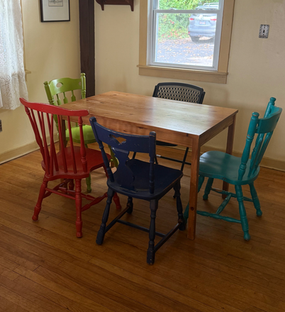 Dining room - Looking for 2 female sub-letters for spring 2026, 5 bedroom house in Amherst, close to campus!