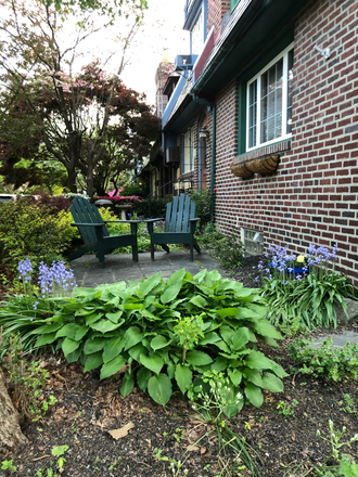 Exterior front - East Falls Historic Tudor Row Home with pretty views and garden; close to trails and river