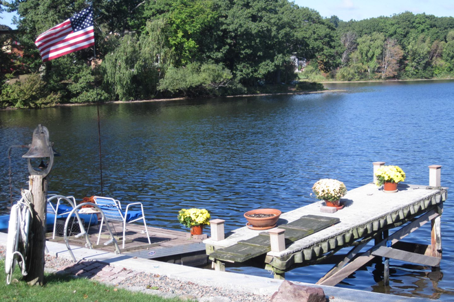 View from front door of apartment, usage of dock included - Waterfront Escape, minutes from the city! Apartments