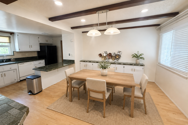 Dinning - Newly remodeled Studio, Master Suite, three Private bedrooms with Pleasant View for Rent Near UCR Apartments