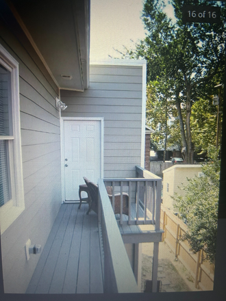 Outside Rear Porch/Patio - Prime VCU Location - 3BR/2BA House, Ideal for Students