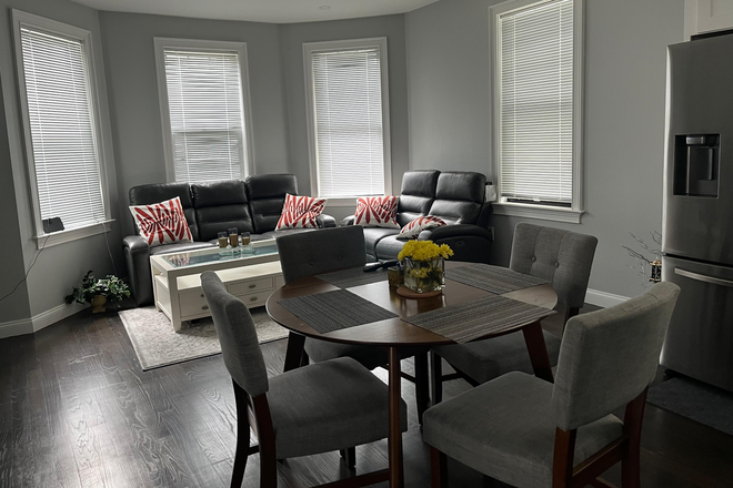 Living room - apartments close to Northeastern University