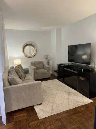 Linving room area - Stylish and Spacious Furnished Studio Apartment in the Heart of Upper East Side, NYC!
