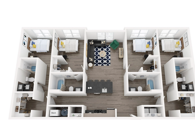 Floor Plan - The Marshall on 5th
