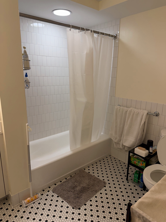 Bathroom - One Western Avenue, on HBS campus apartment, ~5 minute walk from Cambridge.