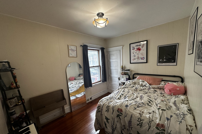 The bedroom. - Lease takeover for single bedroom in Allston (in 3 bed/1.5 Bath) Apartments