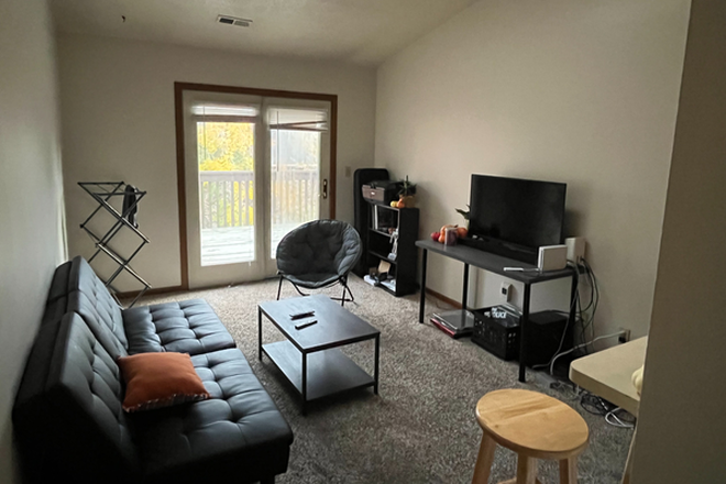 Living room - 2 bedroom 1 bathroom sublet at Evergreen Campus Rentals