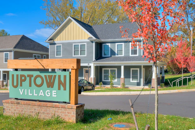 Entrance of Street - Uptown Village Townhome
