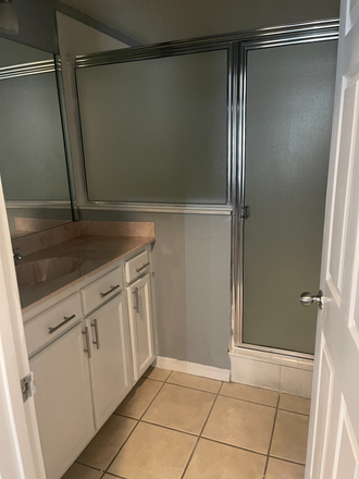 Bathroom/shower inside bedroom - Large bedroom with private bathroom and shower available. Walk to U.S.F Condo