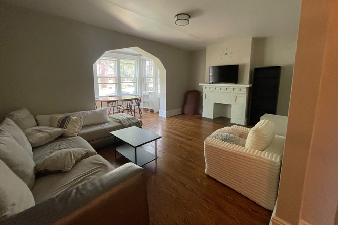 Living Room & Side Nook for Dining / Lounge - 5920 McPherson (3 Bed / 1 Bath)