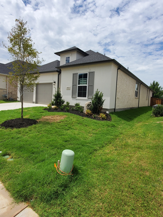 front side view - Brand new single family home 4 brm 3 bath plus study with no rear neighbors