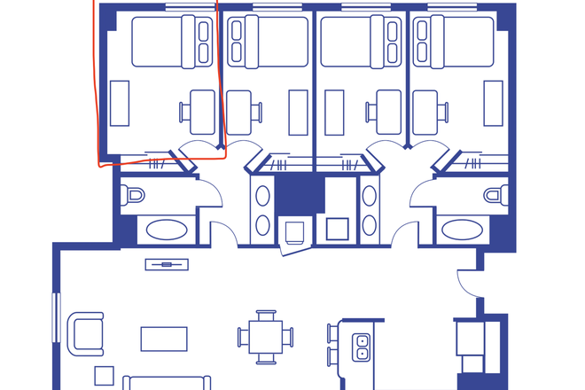 Apartment floorplan - The View