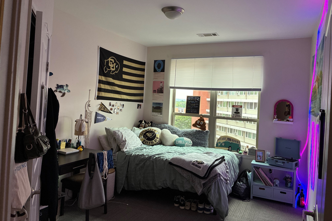 Bedroom (only bed and desk included) - One Room Available at The Province 4x4! Apartments