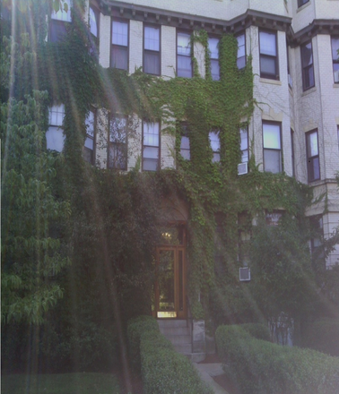Outside street view 1 - Beautiful 1BR at 1872 Commonwealth Apt 7 – Steps to Green Line & Reservoir