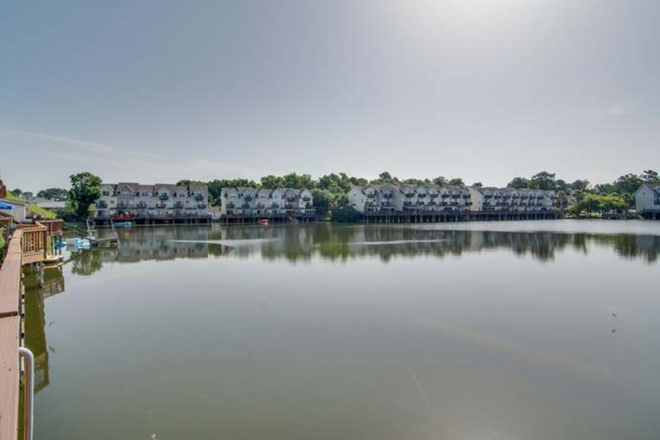 Lake view from Back Deck - 2 Fully Furnished Private Bedrooms, each with Private Bathroom, all utilities included