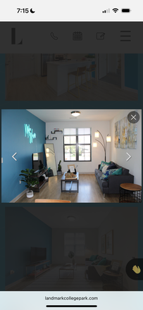 Living space - Landmark Apartments - 4x2 Aeriel