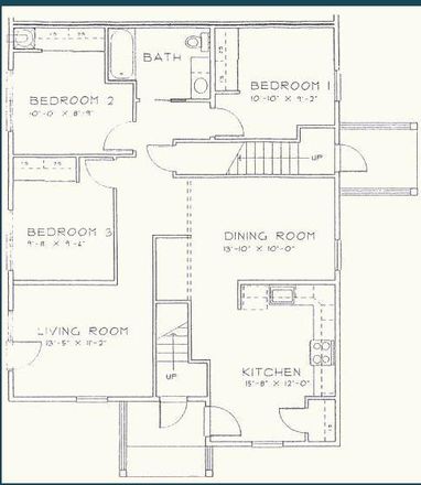 Floor Plan - Centennial Court Apartments