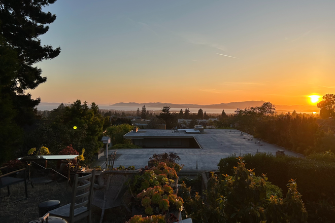 view from deck - Beautiful Mediterranean home with 8 bedrooms 4 baths 1 block from UCB