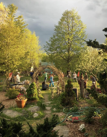 This is the yard area where we host dances and nature walks - Personal Assistant/Farm Helper for Efficiency Room near Amherst
