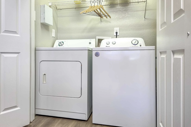Laundry In Unit - The Village of Meadowview Apartments