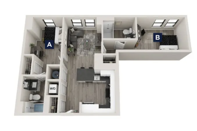 Full view of the apartment layout and facilities. - The Standard at College Park