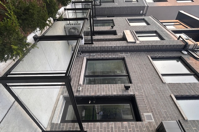 Exterior with Patio - Spacious New 2 BR 2.5 Bath Modern Townhouse Available Immediately for Students