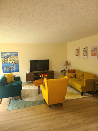 Living Room with Patio access - Remodeled Beautiful 2/2 Condo - Spacious!