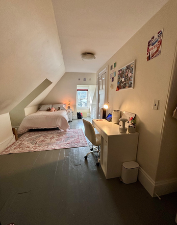 The bedroom available for summer sublet - Summer Sublet- One Private Bedroom Available in 5 Person Unit, 280 Foster Street Unit 2