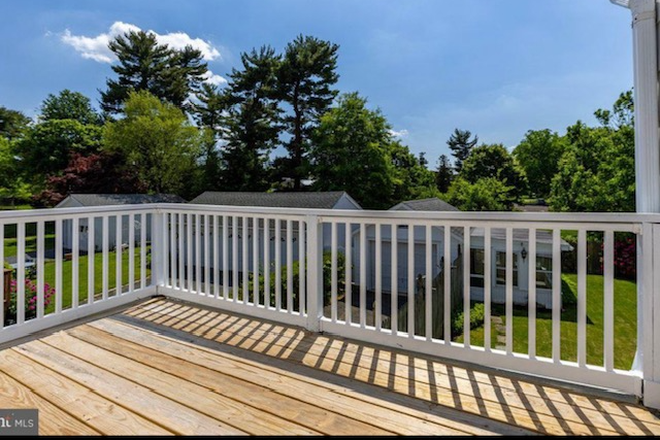 Primary bedroom balcony - Furnished 4BR home-Linden Lane-Princeton