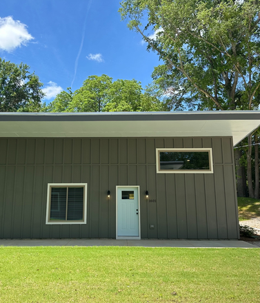 Front Door - Newly built, BEAUTIFUL, private rental cottage available in a quiet yet convenient location