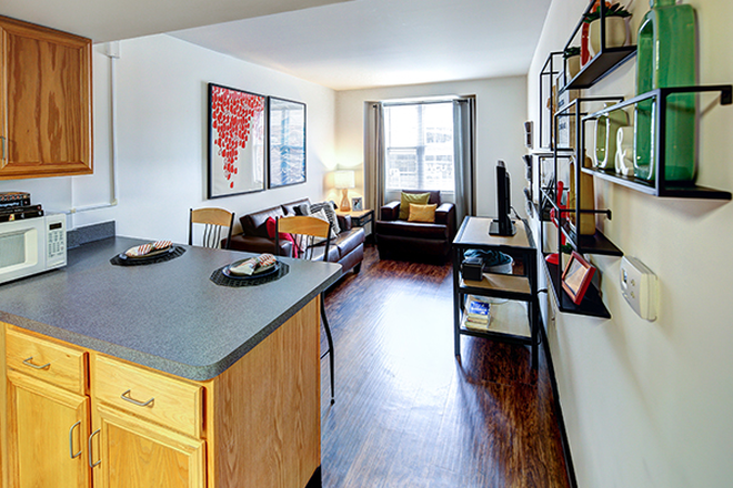 Living Room - RAMZ Apartments on Broad