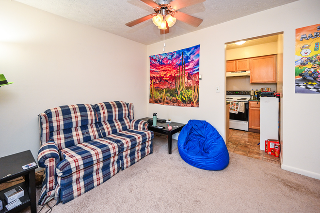 Living Room - Plan A - 2419 Ohio Ave. Apartments