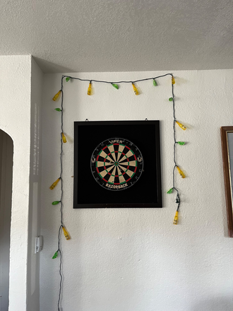 Dart board - 960 14th Street House
