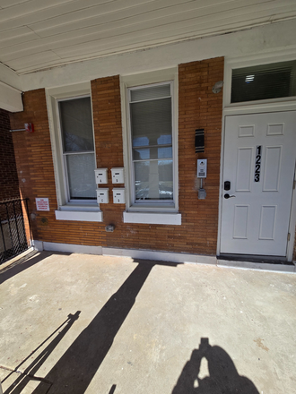 Front door and mail - 1223 West Allegheny Ave., Apt. A- Newley Renovated & Close to Campus