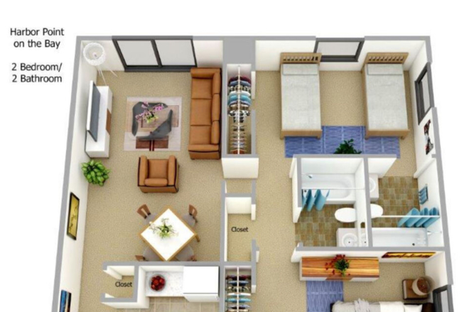 description - Harbor Point on the bay Apartments