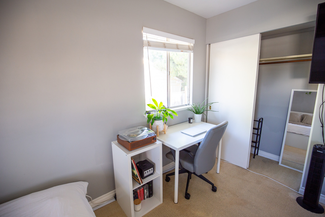 Desk in room - Private Furnished Room for Rent in Orange House