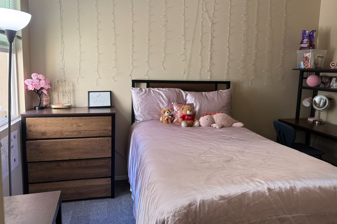 Bedroom - Camino Del Sol Private 1 Bed 1 Bath Townhome Furnished - On Campus **FEMALE ONLY**