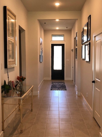 Entry Way Hall -Open with High Ceilings--Home exceptionally clean and spacious inside - New Contemporary Home in Paloma Creek-Little Elm, TX