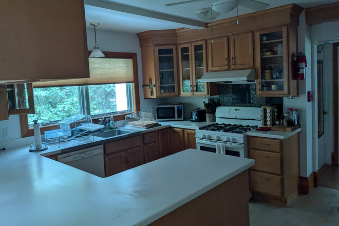 kitchen - Apartment in owner-occupied house on quiet street in Amherst Center