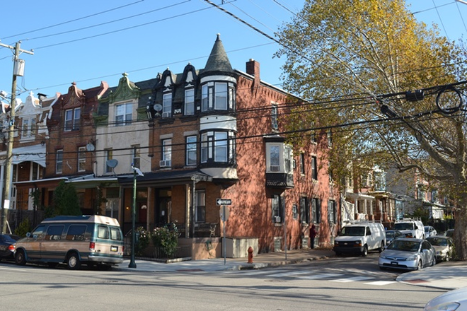 Building facade. - 117 South 43rd Street