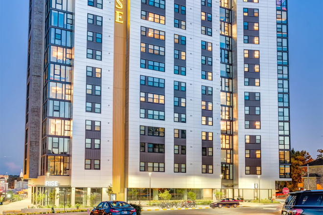 Building Exterior - 1 Bedroom Apartment  at Rise on Chauncey.  Sublet till July 31, 2025.  1st Month Rent Paid!!