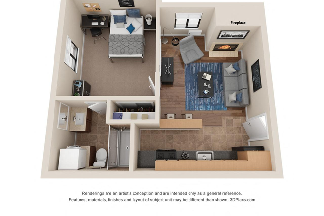 Floor plan - Buffalo canyon apartments
