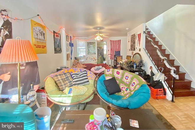 living room - 1625 Page St Townhome