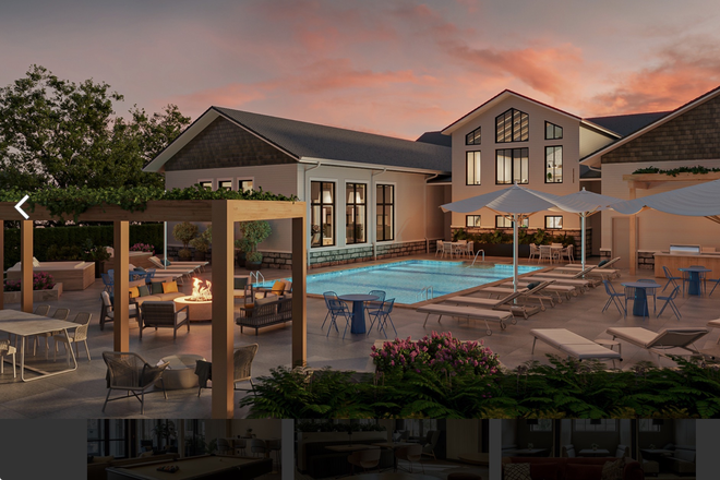 Resort style heated pool - The Heights at State College - private 1BR/1BA in renovated 3BR/3.5BA townhouse