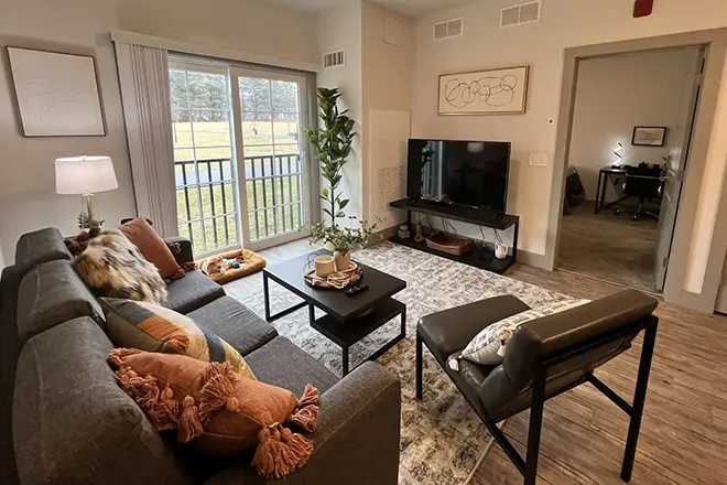 Living Room - North 116 Flats Apartments