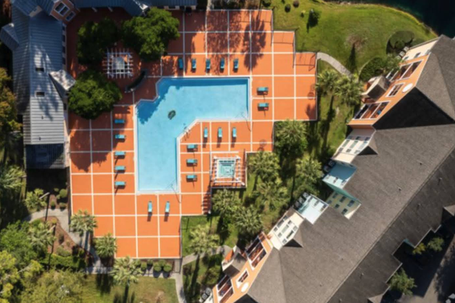 Aerial of Pool - Poolside Apartment with Room Available Spring/Summer 2026